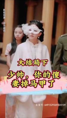 少帥，你的傻妻掉馬甲了(全集)